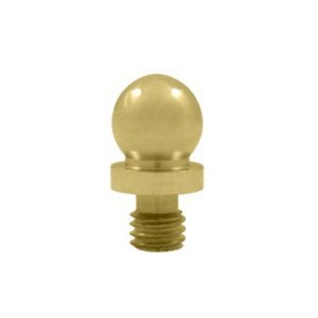 DELTANA CHBT3 Ball Tip Cabinet Finial Polished Brass, 10PK CHBT3-XCP10